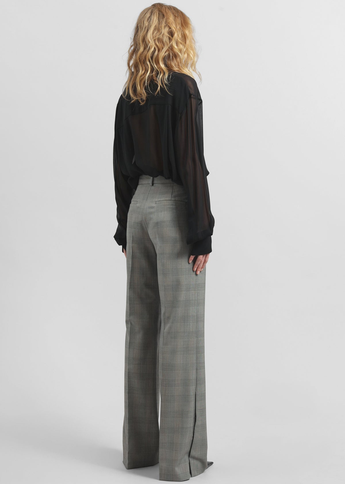 Peri Georgette Shirt - Black – view 10 of 11