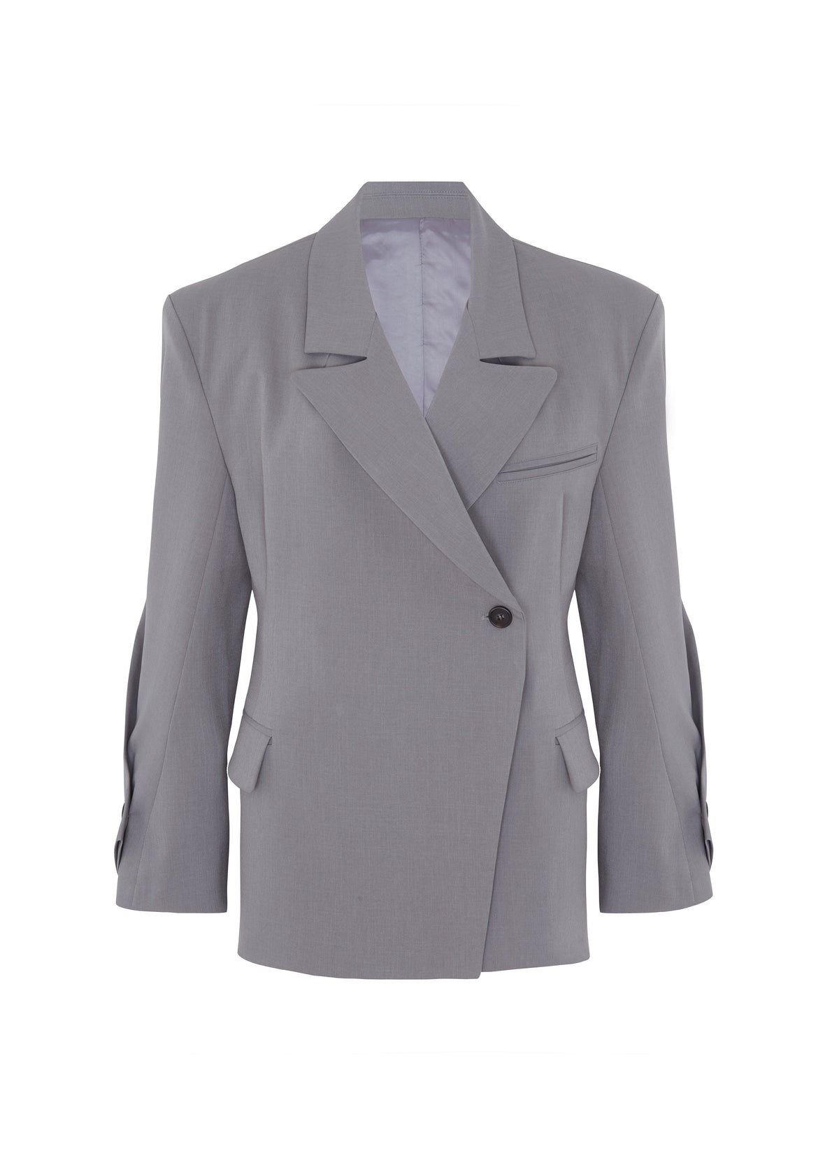 Pia Boxy Blazer - Grey – view 11 of 11