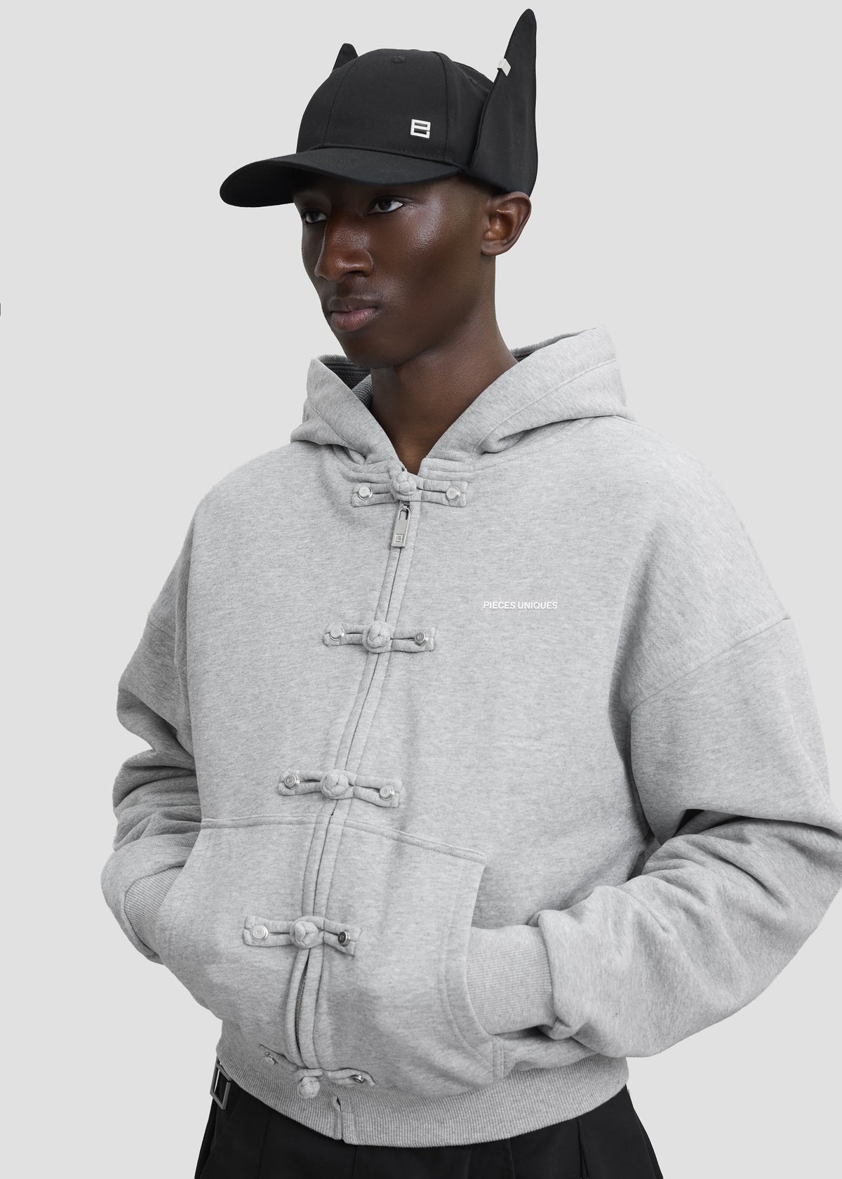 Pieces Uniques Ma Gua Hoodie - Jian Grey – view 1 of 6