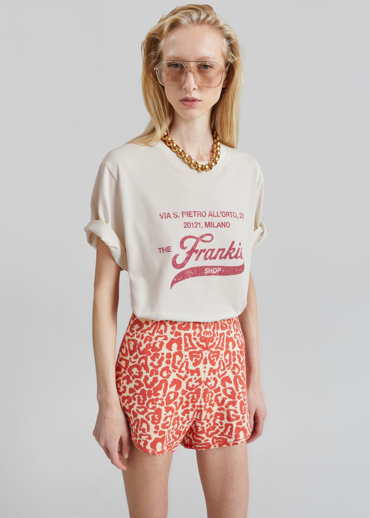 Posse Lexi Shorts - Red Leopard – view 1 of 8