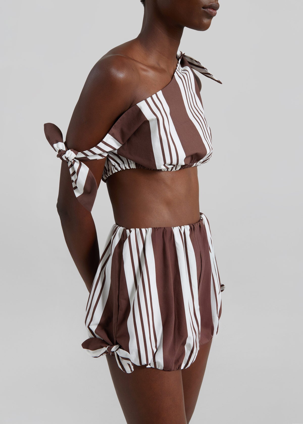 Posse Rosie Shorts - Choc Stripe – view 4 of 7