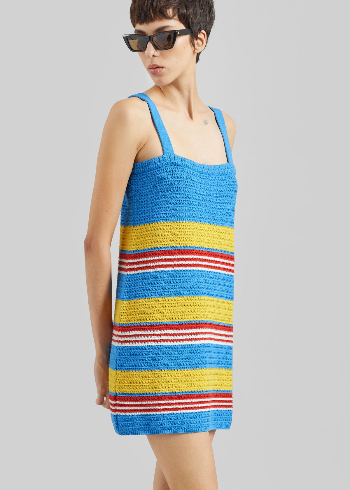 Posse Tammy Dress - Blue Multistripe – view 6 of 8