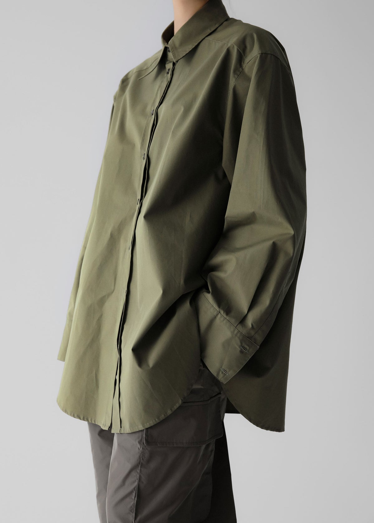 Prato Button Up Shirt - Khaki – view 6 of 14