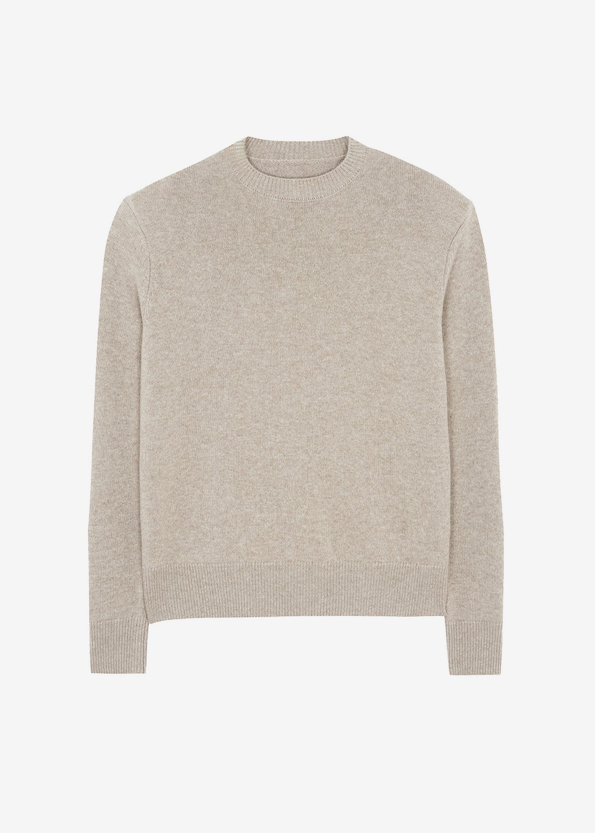 Quinton Crew Neck Sweater - Beige Melange – view 12 of 12
