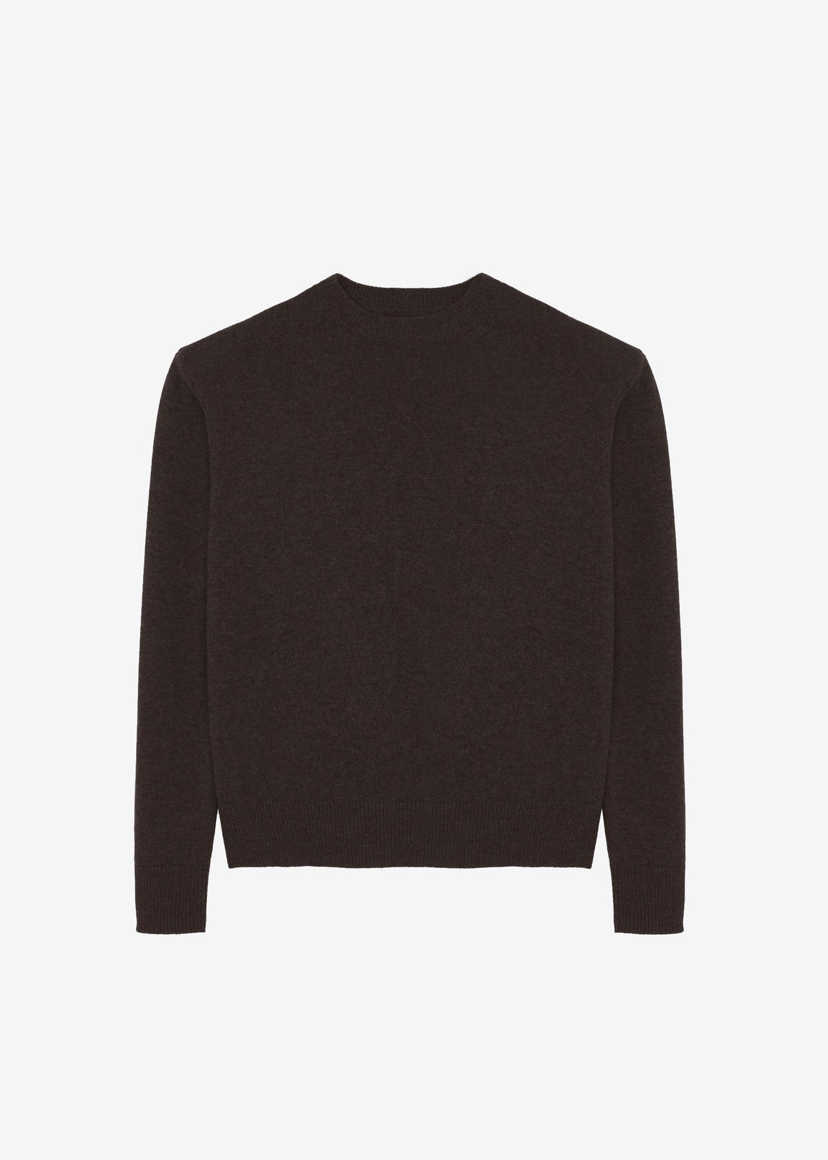 Rafaela Padded Knit Sweater - Dark Brown – view 8 of 8