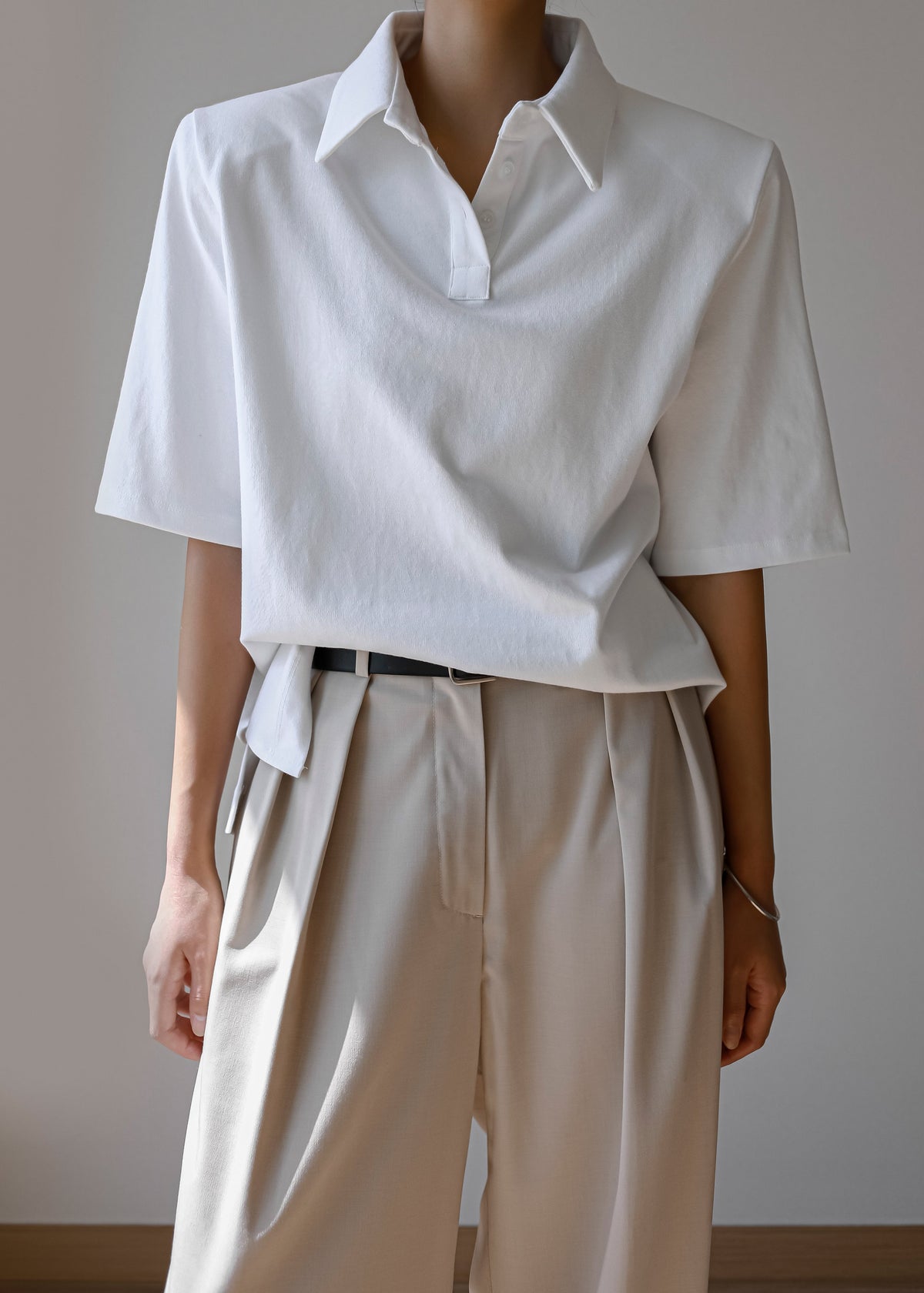Rane Padded Shoulder Polo - White – view 7 of 15