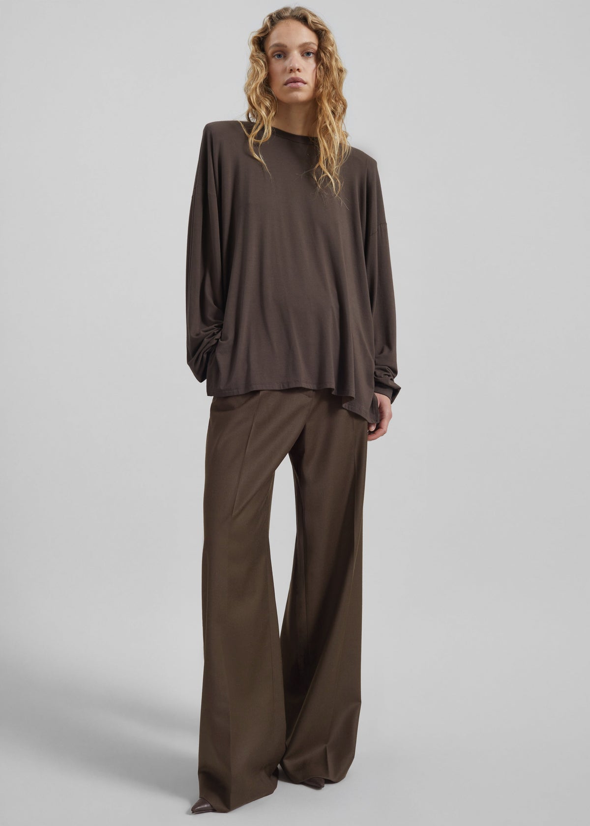 Ravvi Soft Padded Top - Brown – view 1 of 7