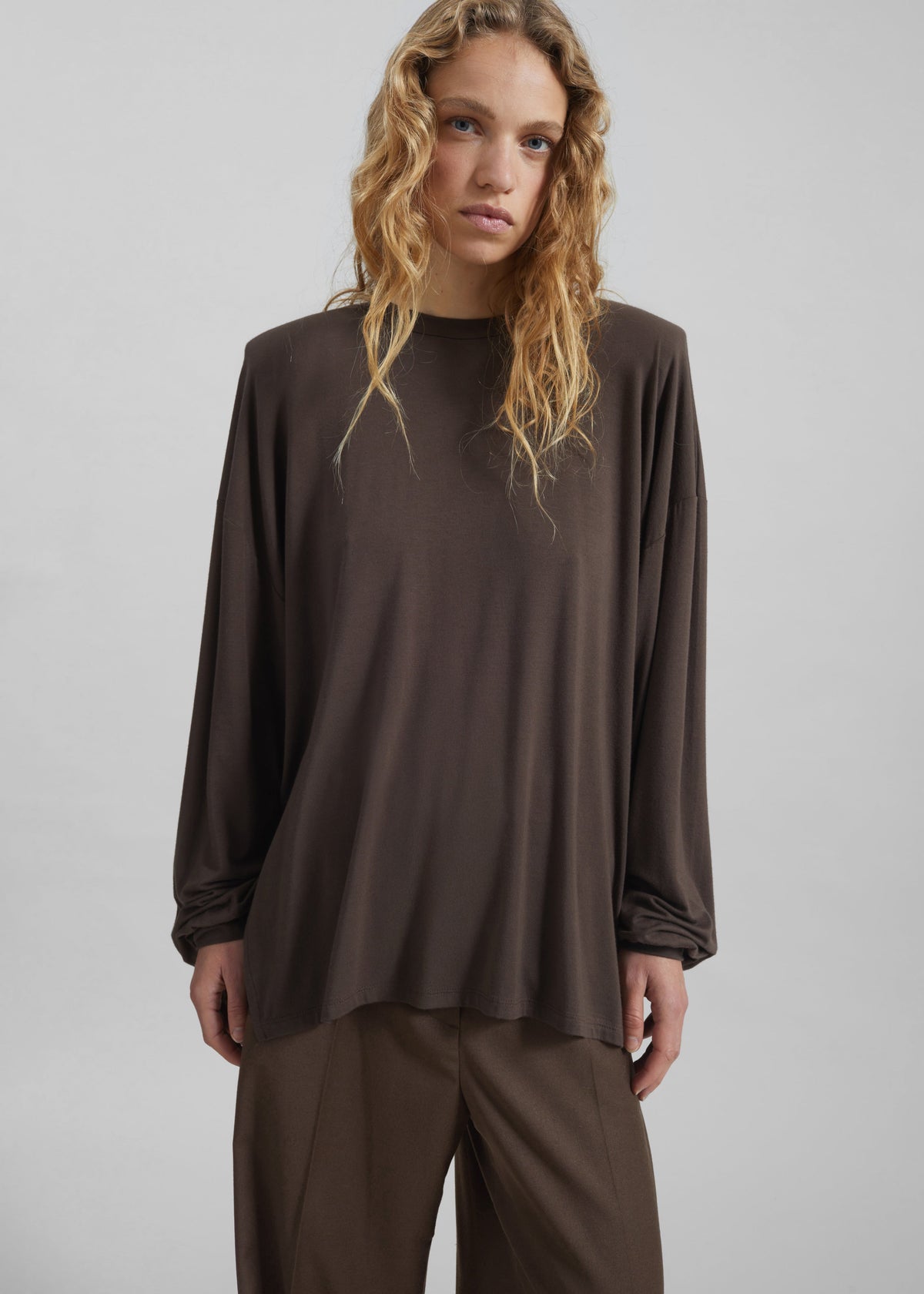 Ravvi Soft Padded Top - Brown – view 5 of 7