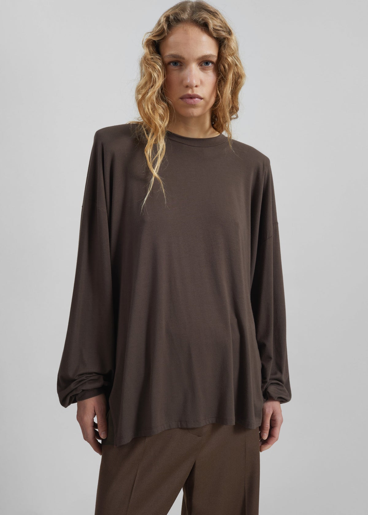 Ravvi Soft Padded Top - Brown – view 2 of 7