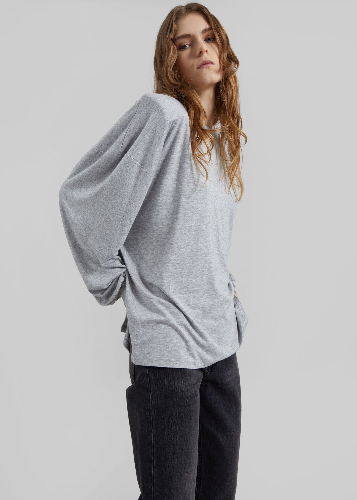 Ravvi Soft Padded Top - Grey – view 3 of 6