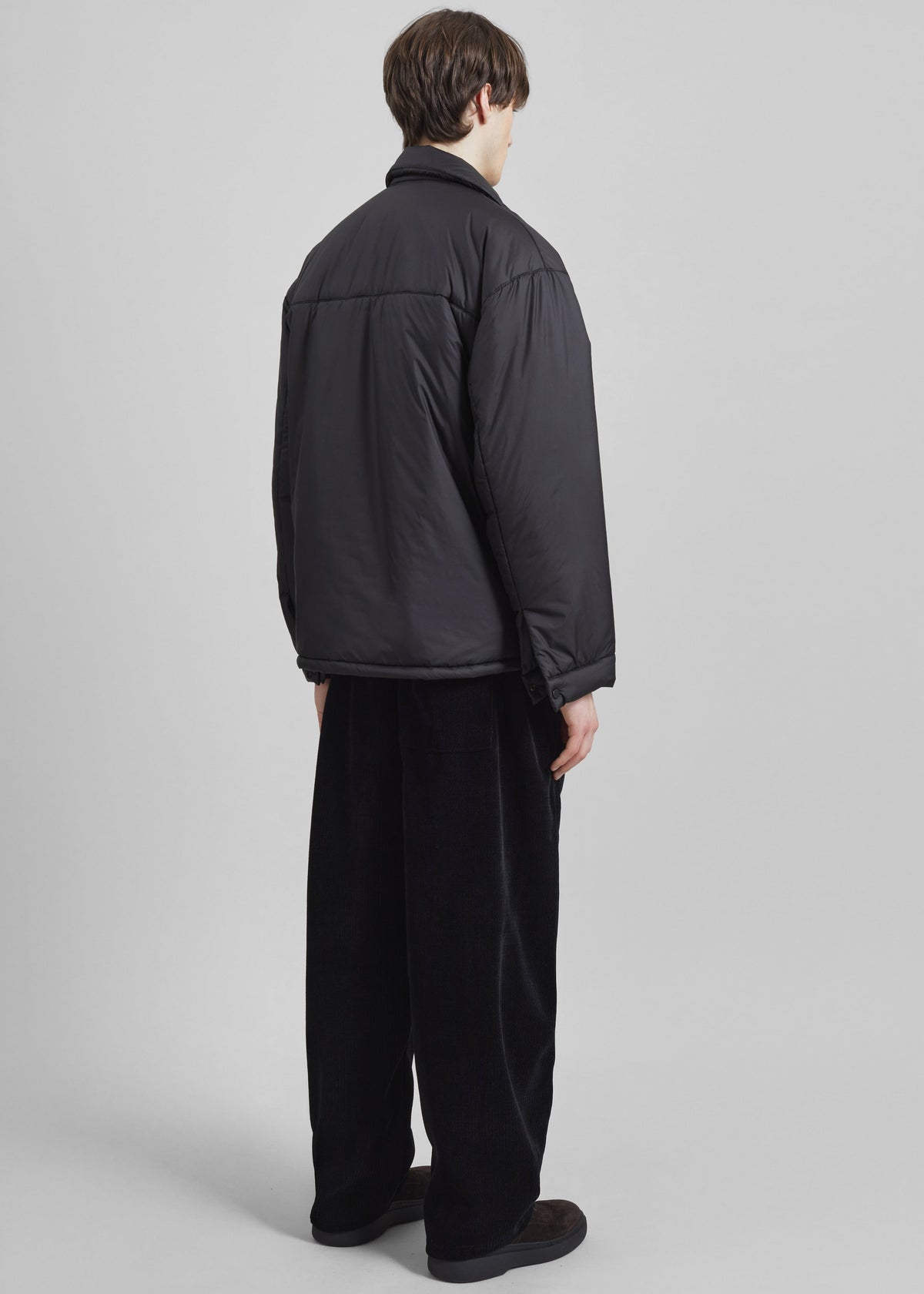 Reffroy Puffer Overshirt - Black – view 6 of 6