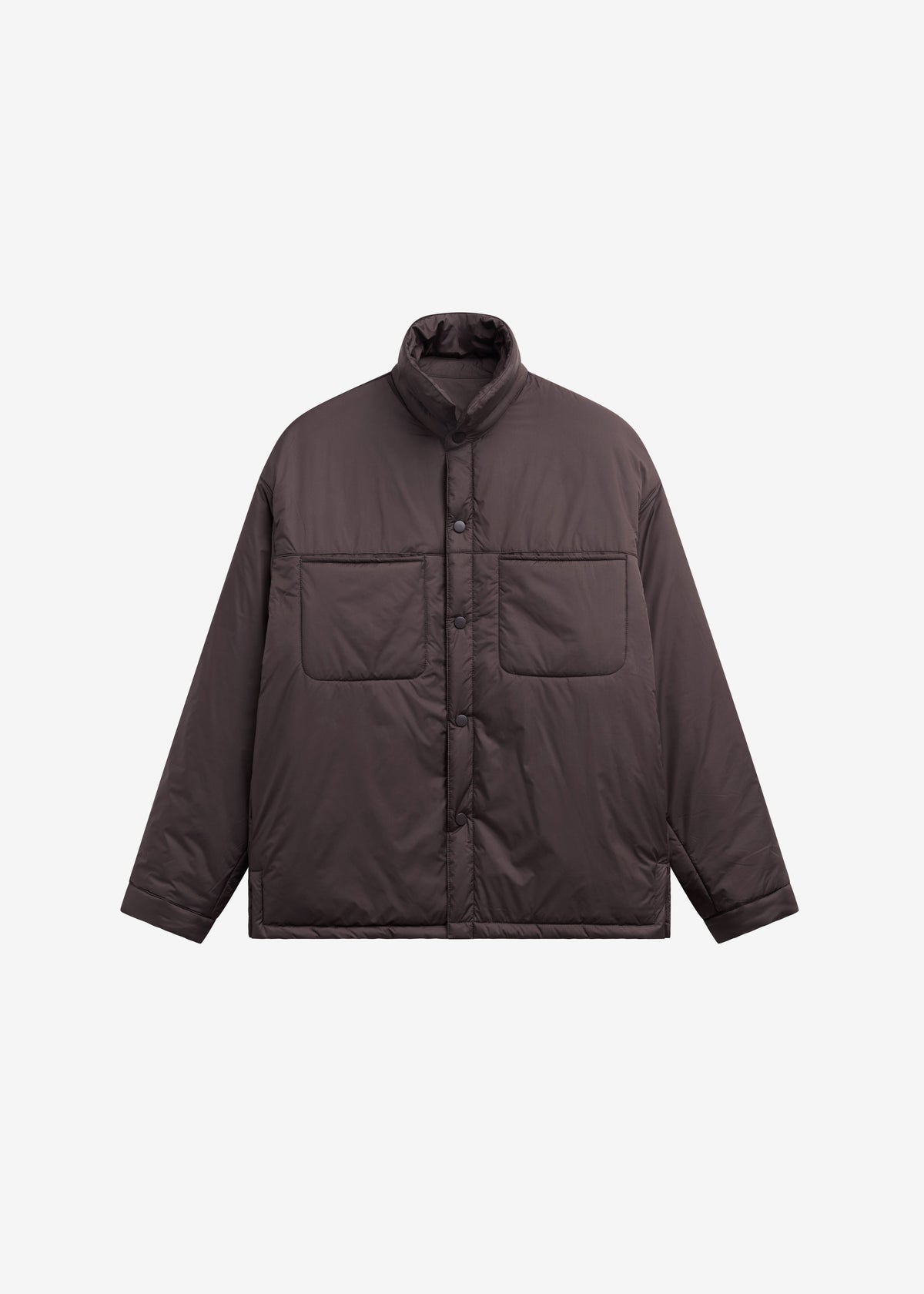 Reffroy Puffer Overshirt - Brown – view 8 of 8
