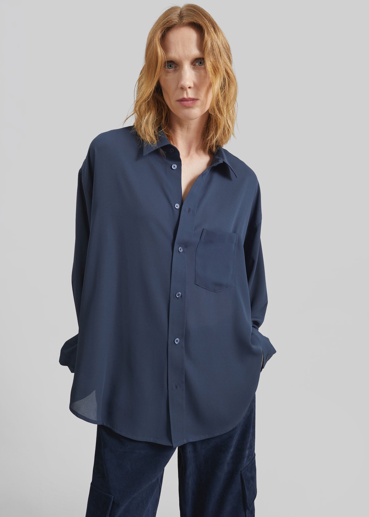 Rema Shirt - Slate Blue – view 4 of 7