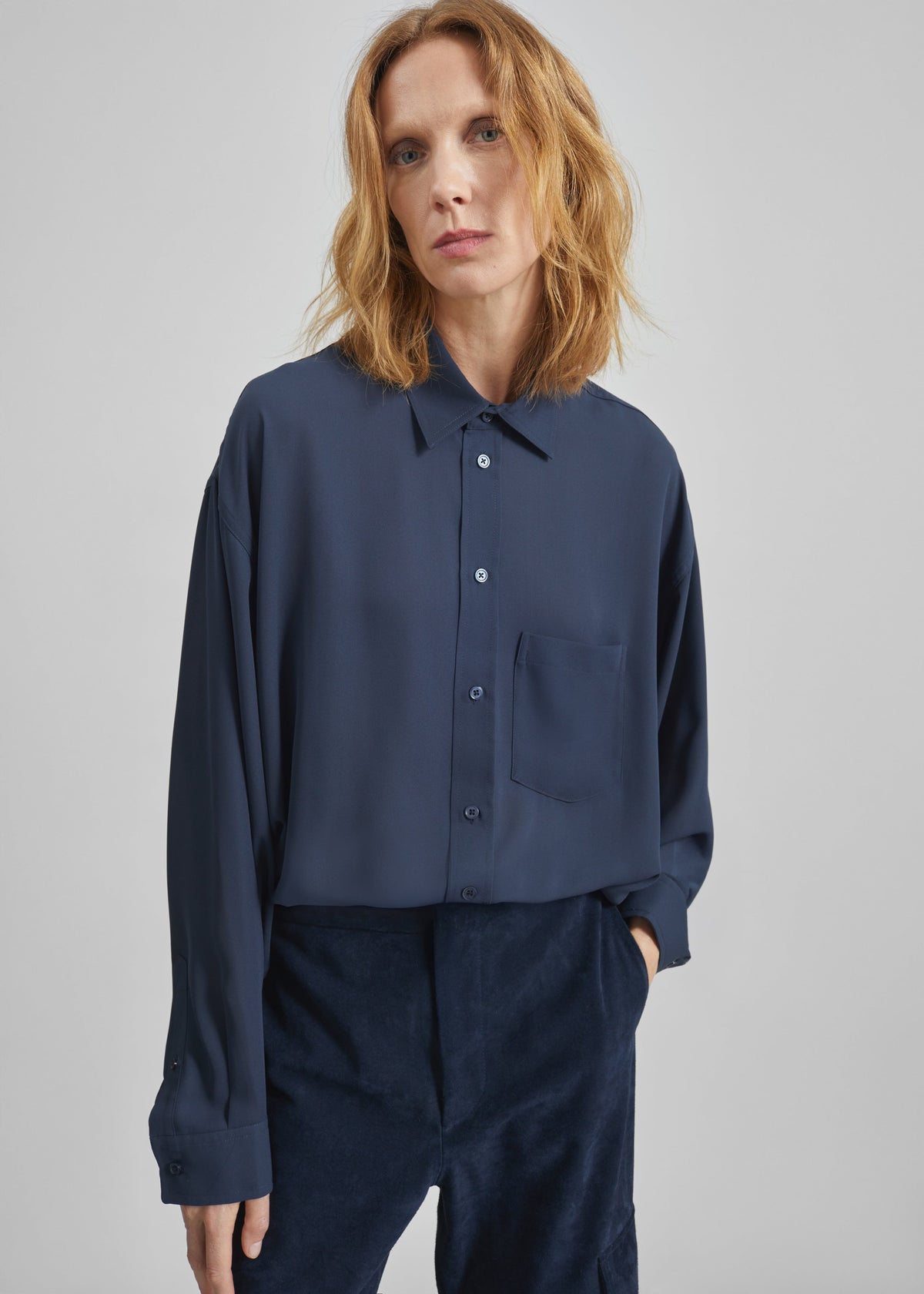 Rema Shirt - Slate Blue – view 2 of 7