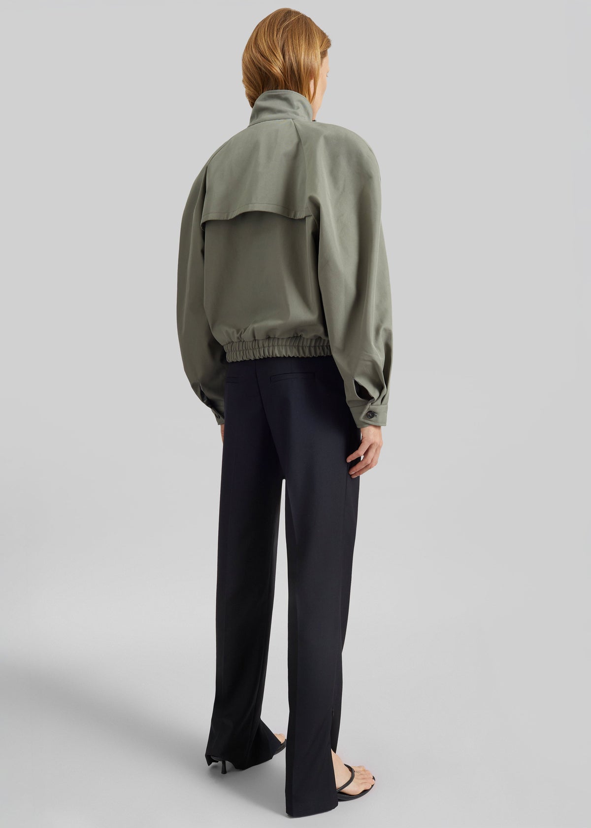 Rennes Curved Blouson Jacket - Sage – view 9 of 10