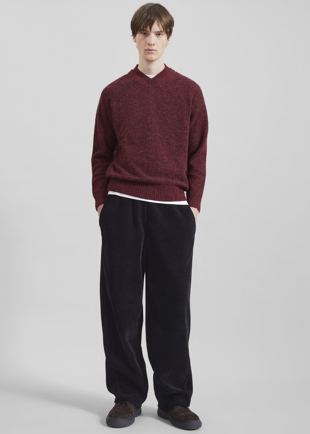 Renzo Velvet Pants - Black – view 1 of 7