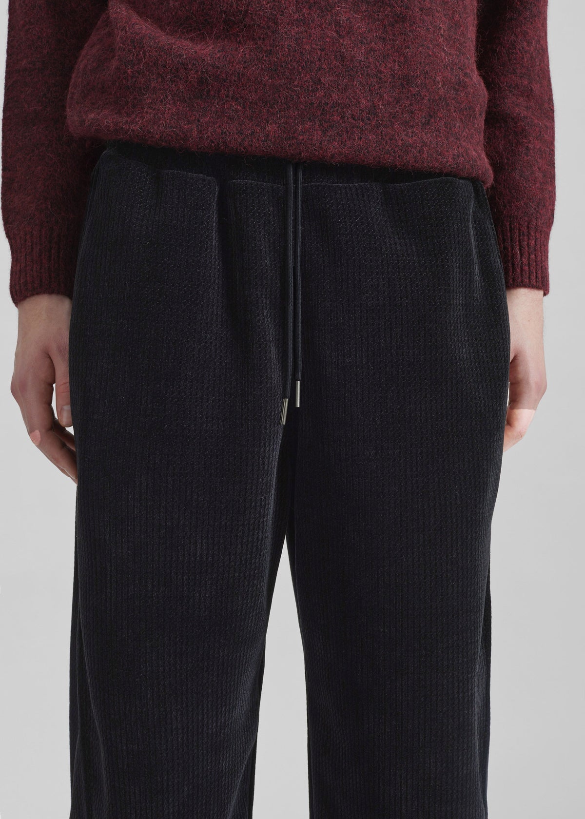 Renzo Velvet Pants - Black – view 3 of 7