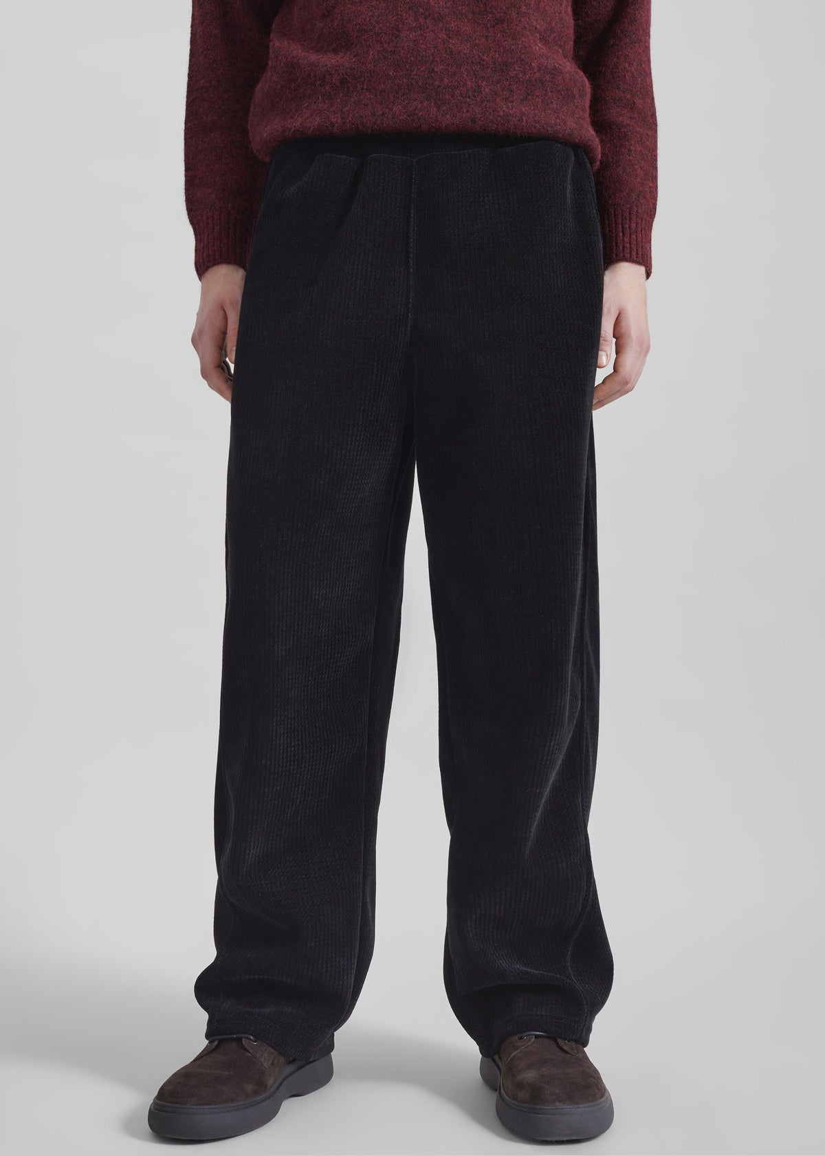 Renzo Velvet Pants - Black – view 2 of 7