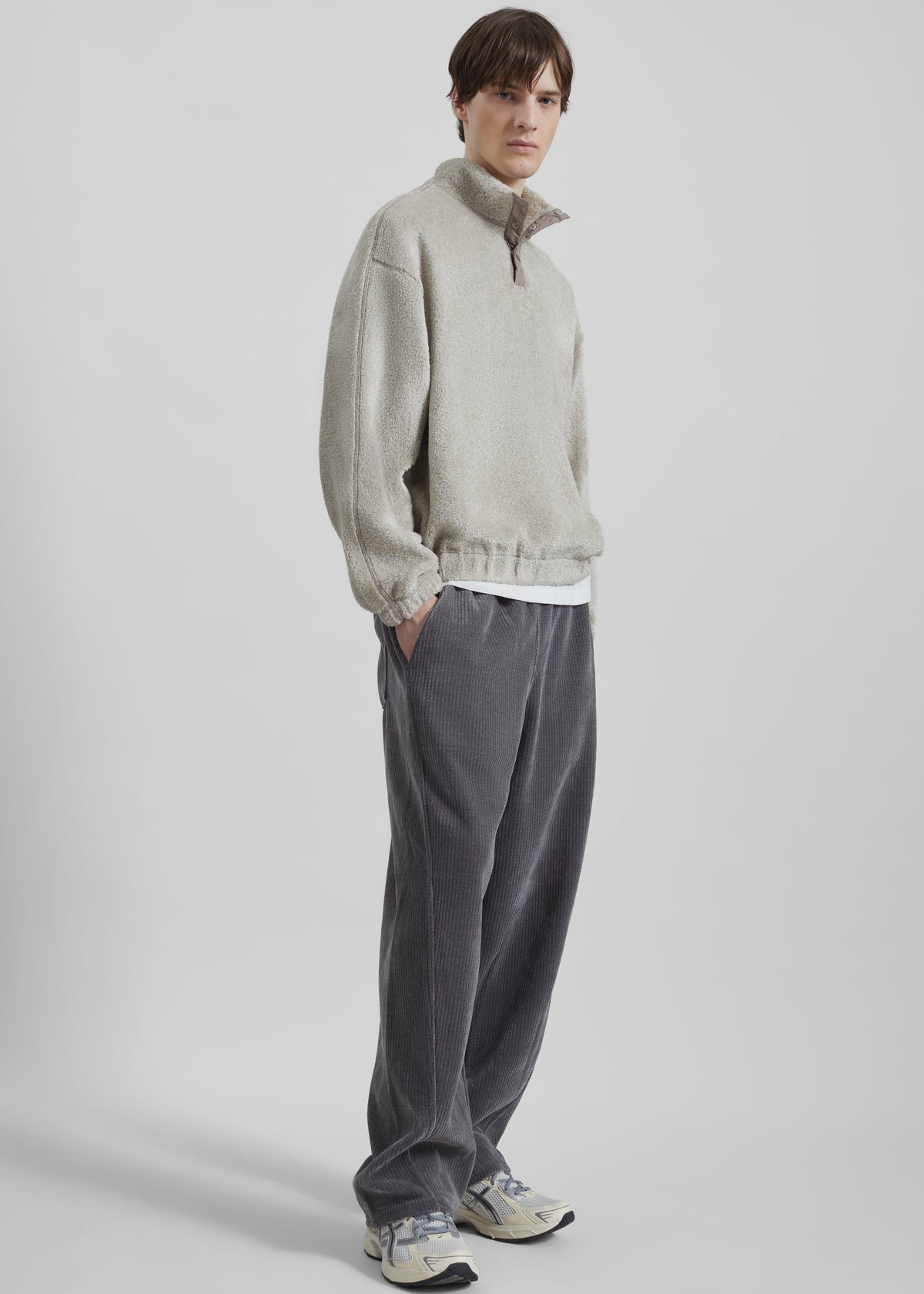 Renzo Velvet Pants - Grey – view 4 of 7
