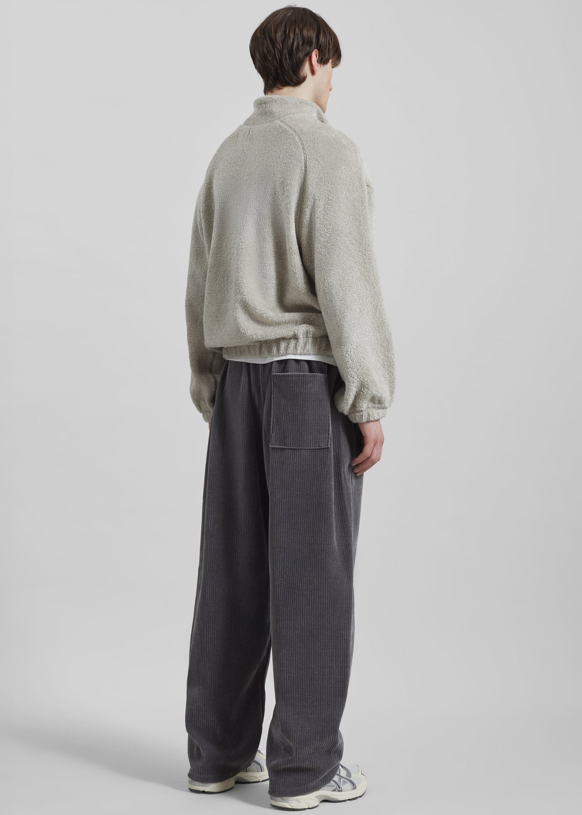 Renzo Velvet Pants - Grey – view 6 of 7