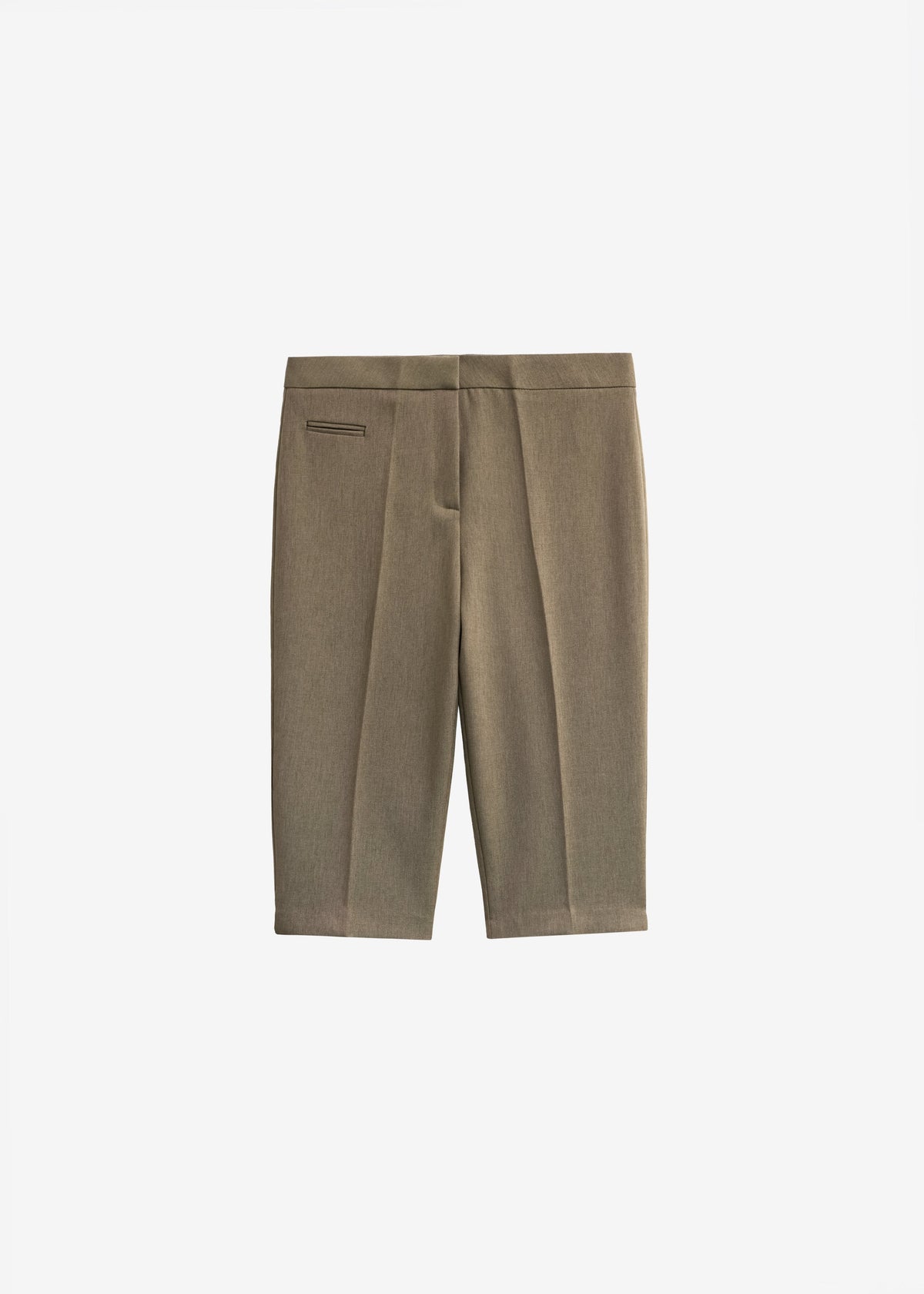 Reva Tailored Bermuda Shorts - Dark Taupe – view 7 of 7