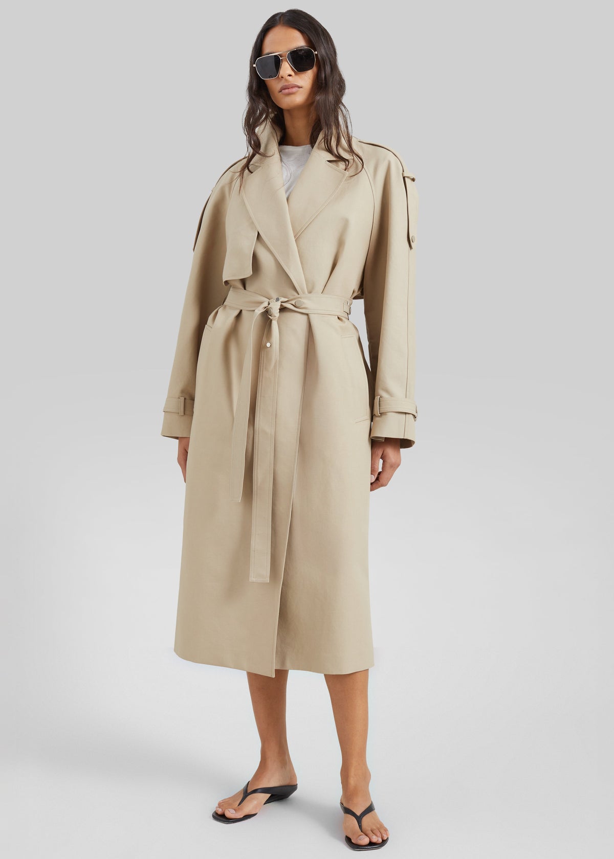 Rhodes Trench Coat - Natural – view 4 of 9