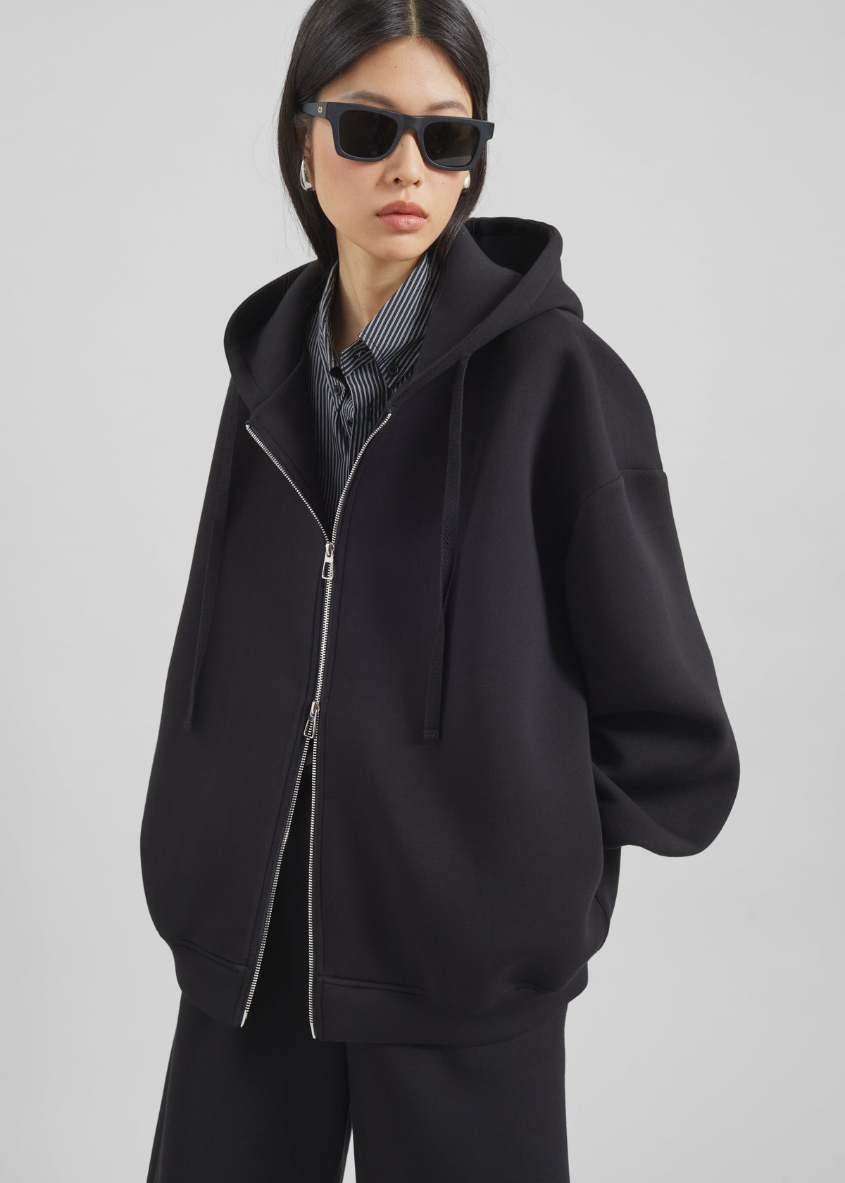 Rian Oversized Hoodie - Black – view 1 of 9