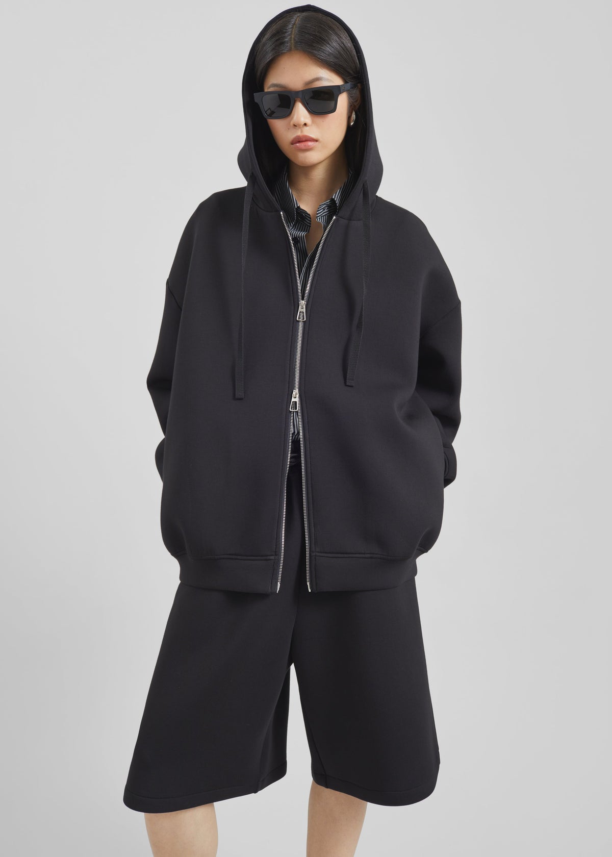 Rian Oversized Hoodie - Black – view 2 of 9
