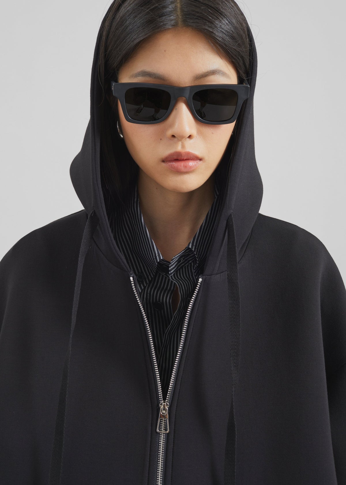 Rian Oversized Hoodie - Black – view 3 of 9