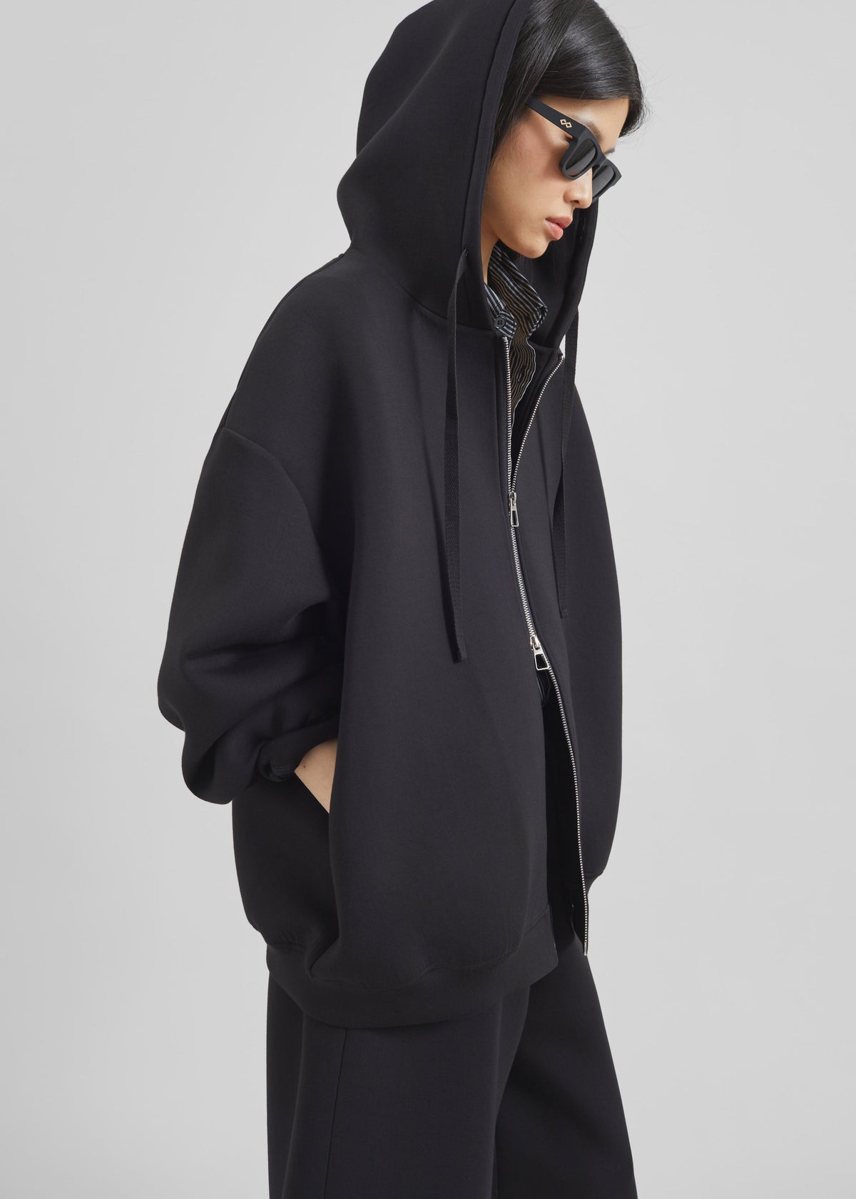 Rian Oversized Hoodie - Black – view 6 of 9