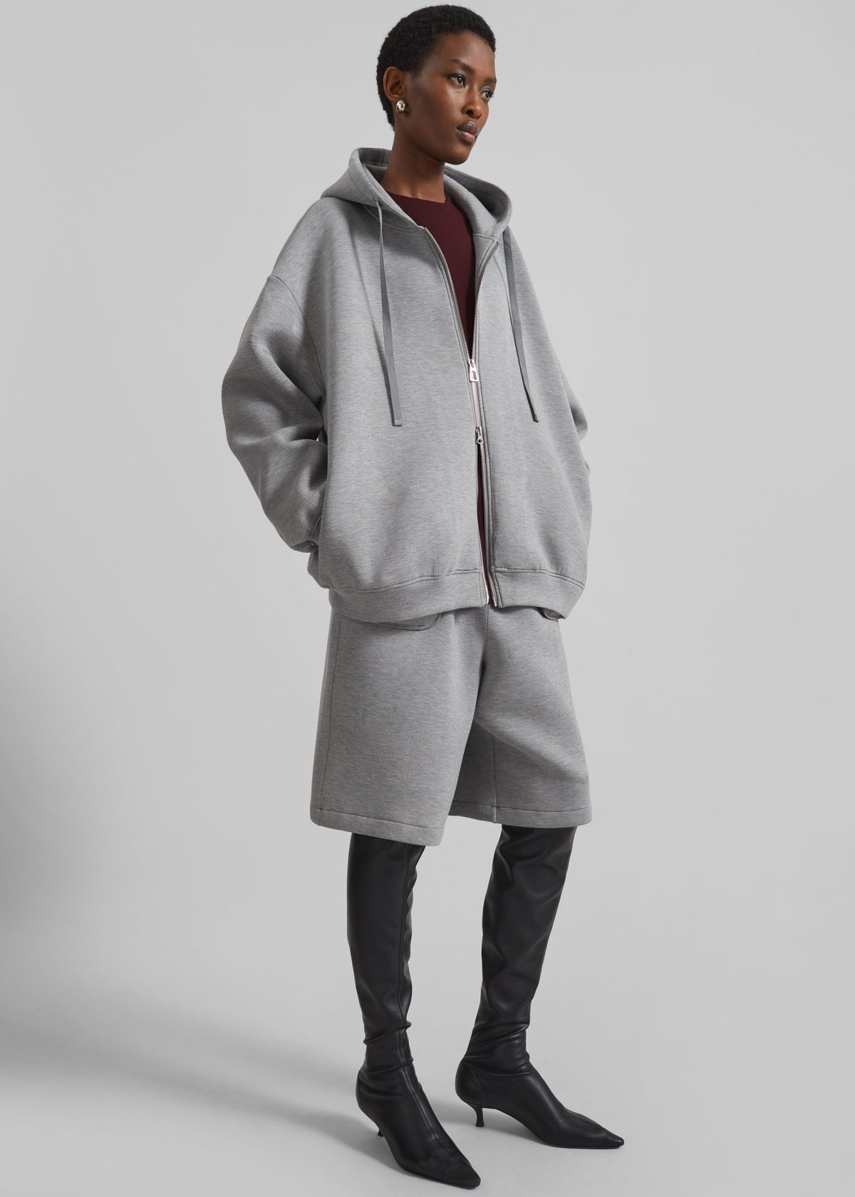 Rian Oversized Hoodie - Grey – view 1 of 7
