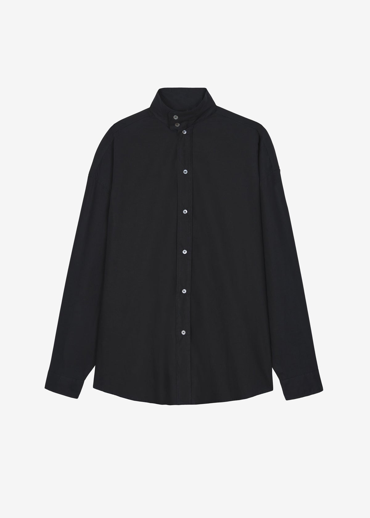 Riken Oversized Shirt - Black – view 8 of 8
