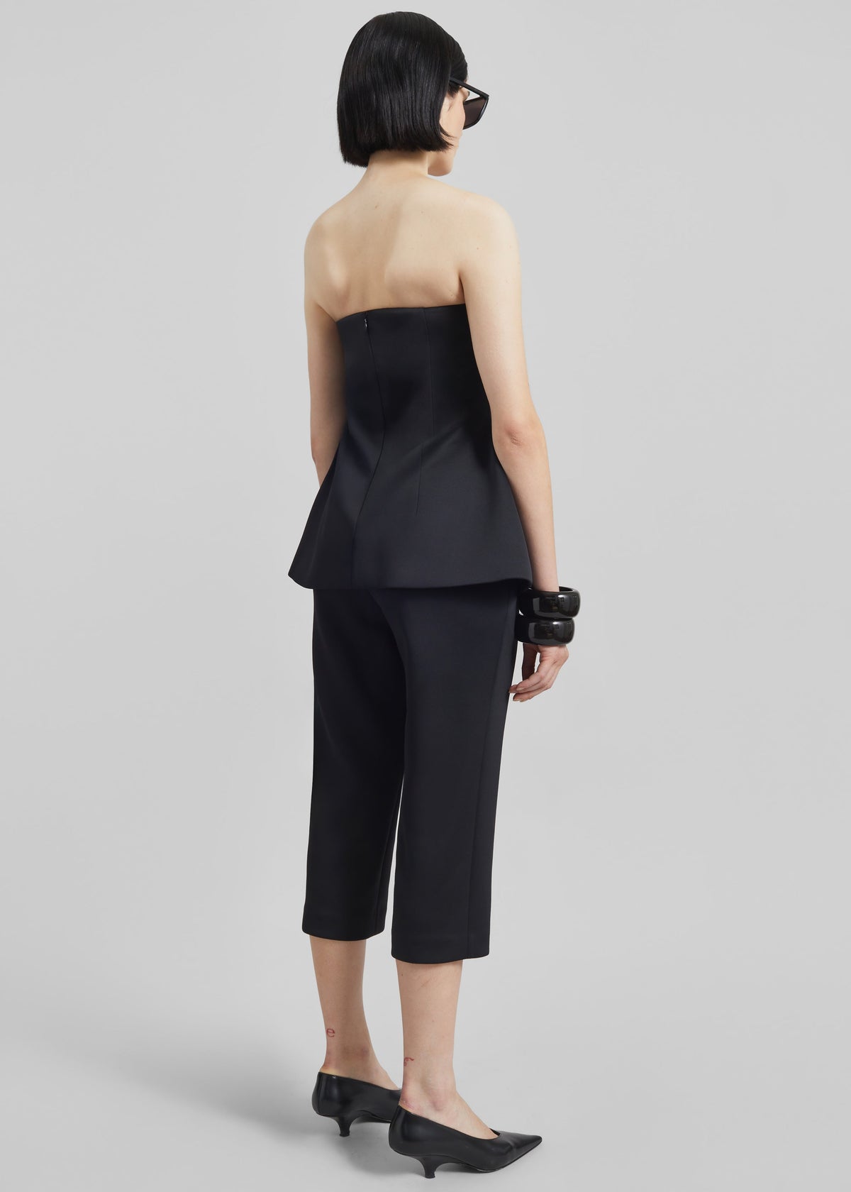 Rivoli Hourglass Top - Black – view 6 of 7