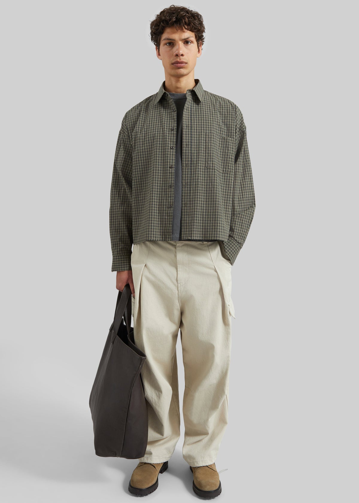 Robion Drawstring Cargo Pants - Beige – view 2 of 7