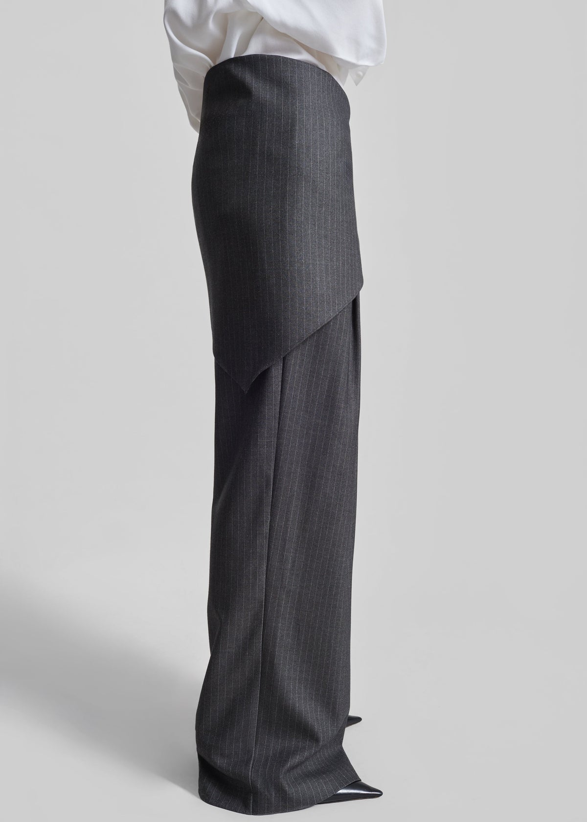 Rovigo Scarf Wrap Pants - Grey Stripe – view 6 of 9
