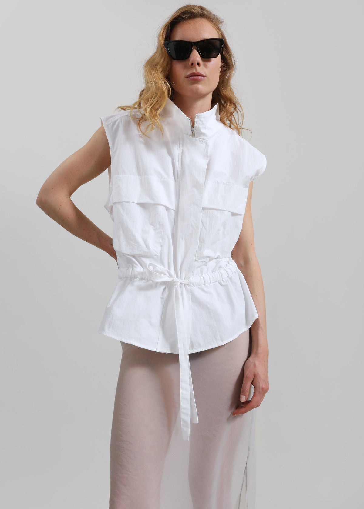 Rowley Utility Vest - White – view 2 of 9