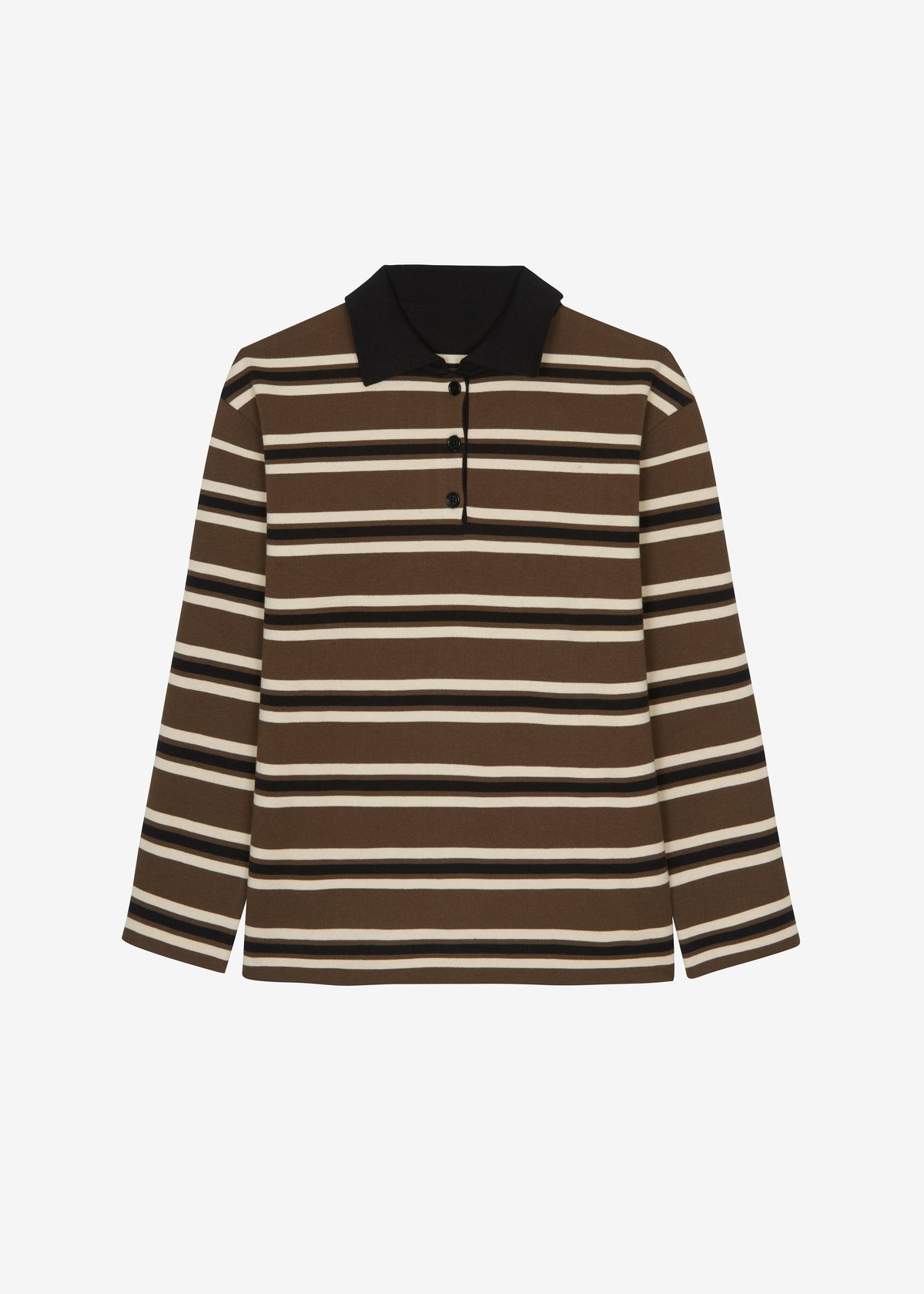 Royan Striped Polo - Khaki Multi Stripe – view 7 of 7