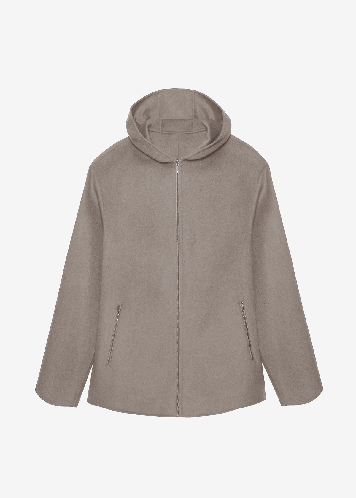 Rye Hooded Wool Jacket - Light Brown – view 8 of 8