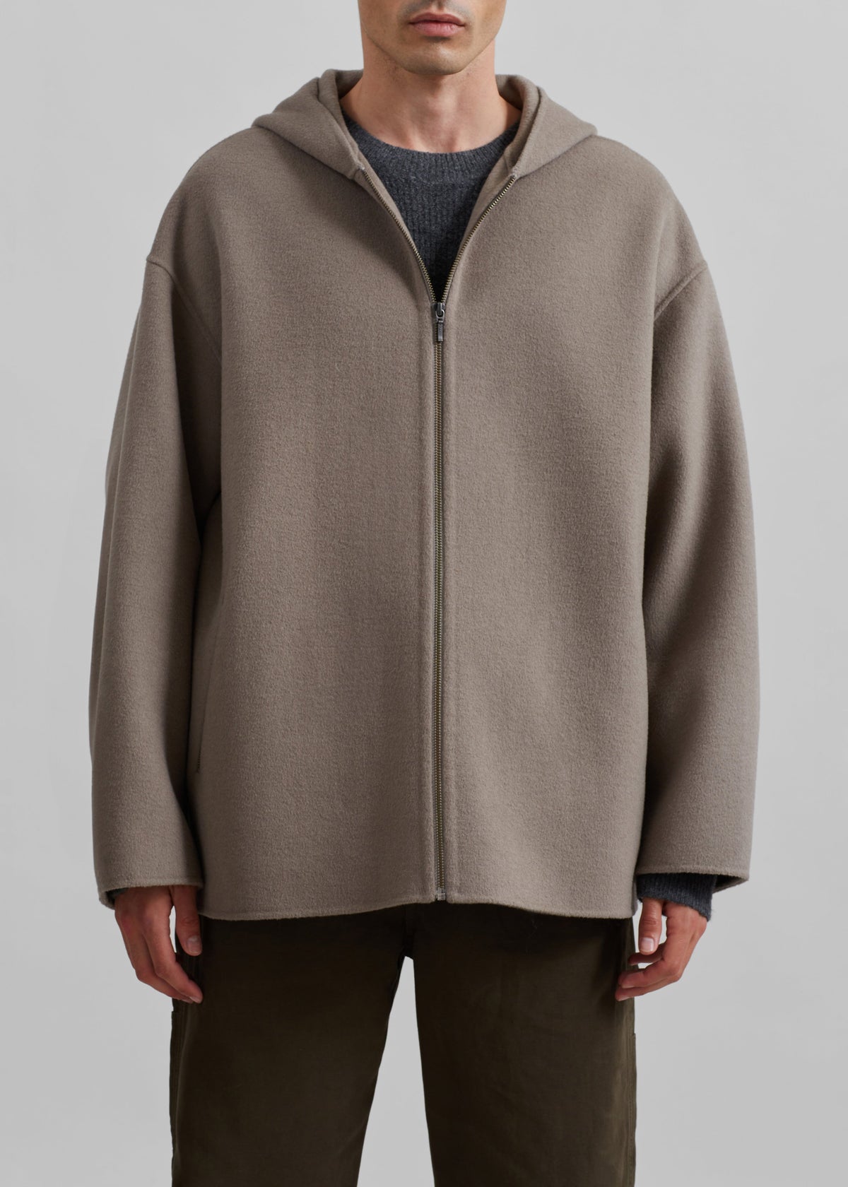 Rye Hooded Wool Jacket - Light Brown – view 4 of 8