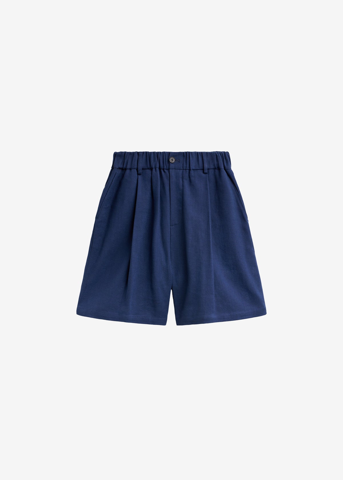 Sagres Linen Bermuda Shorts - Navy – view 9 of 9