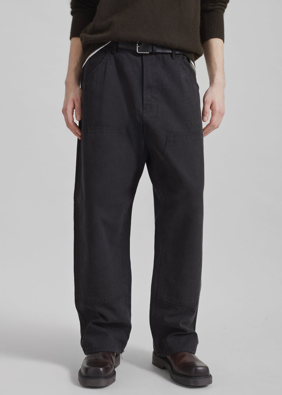 Sahil Wide Jeans - Black – view 1 of 6