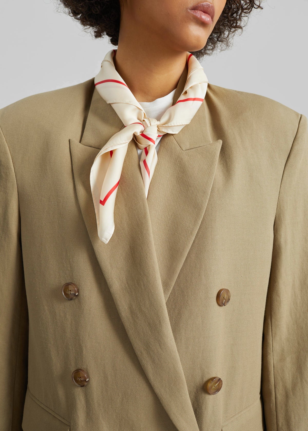 Salerno Linen Blazer - Camel – view 7 of 9