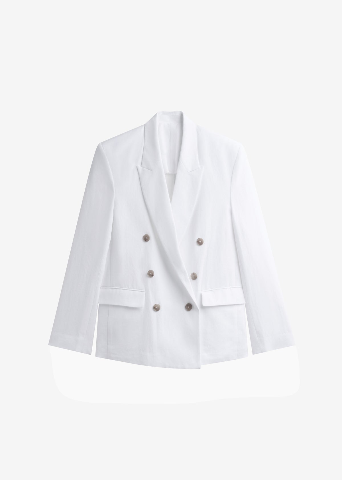 Salerno Linen Blazer - White – view 8 of 8