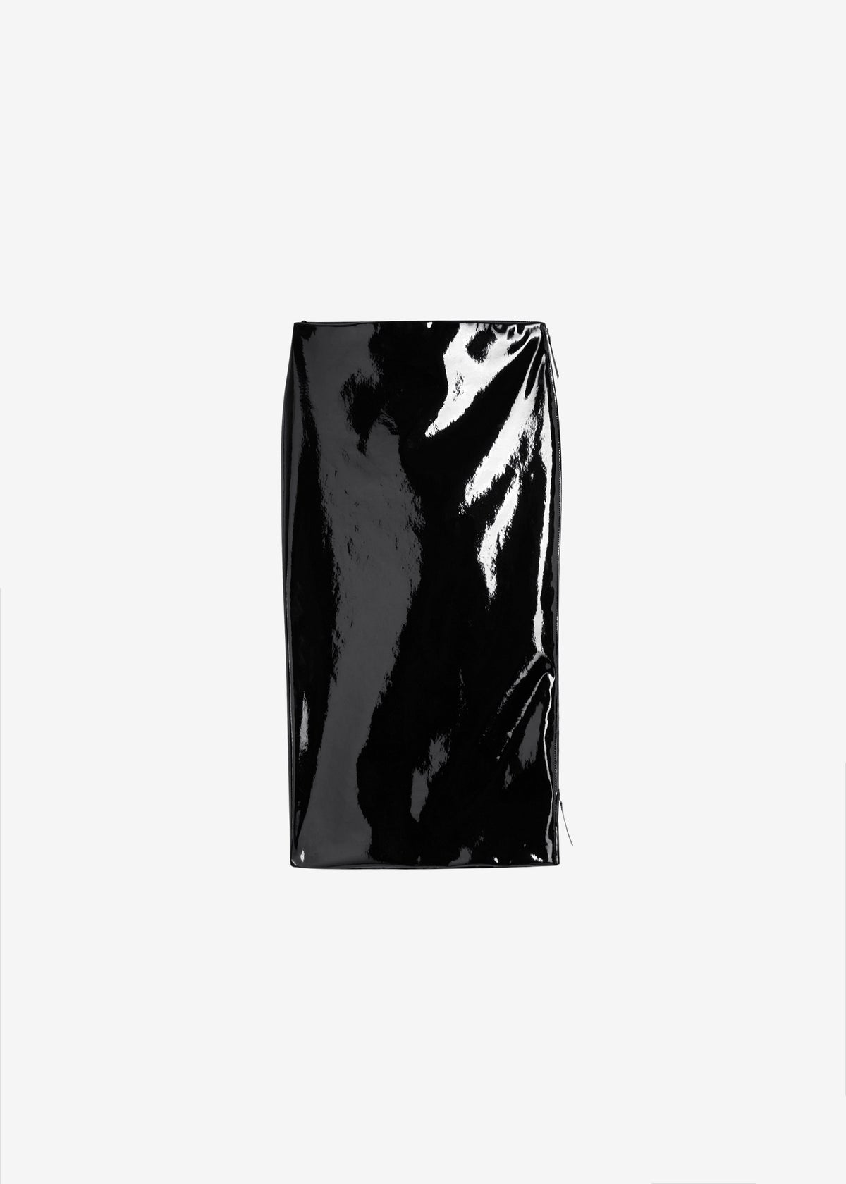 Samantha Patent Zip Skirt - Black – view 10 of 10