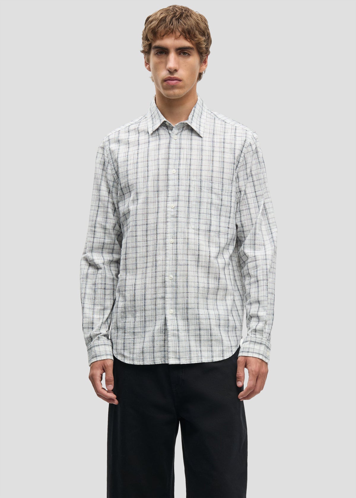 Samsøe Samsøe Saliam Nj Shirt - Salute Ch – view 1 of 6