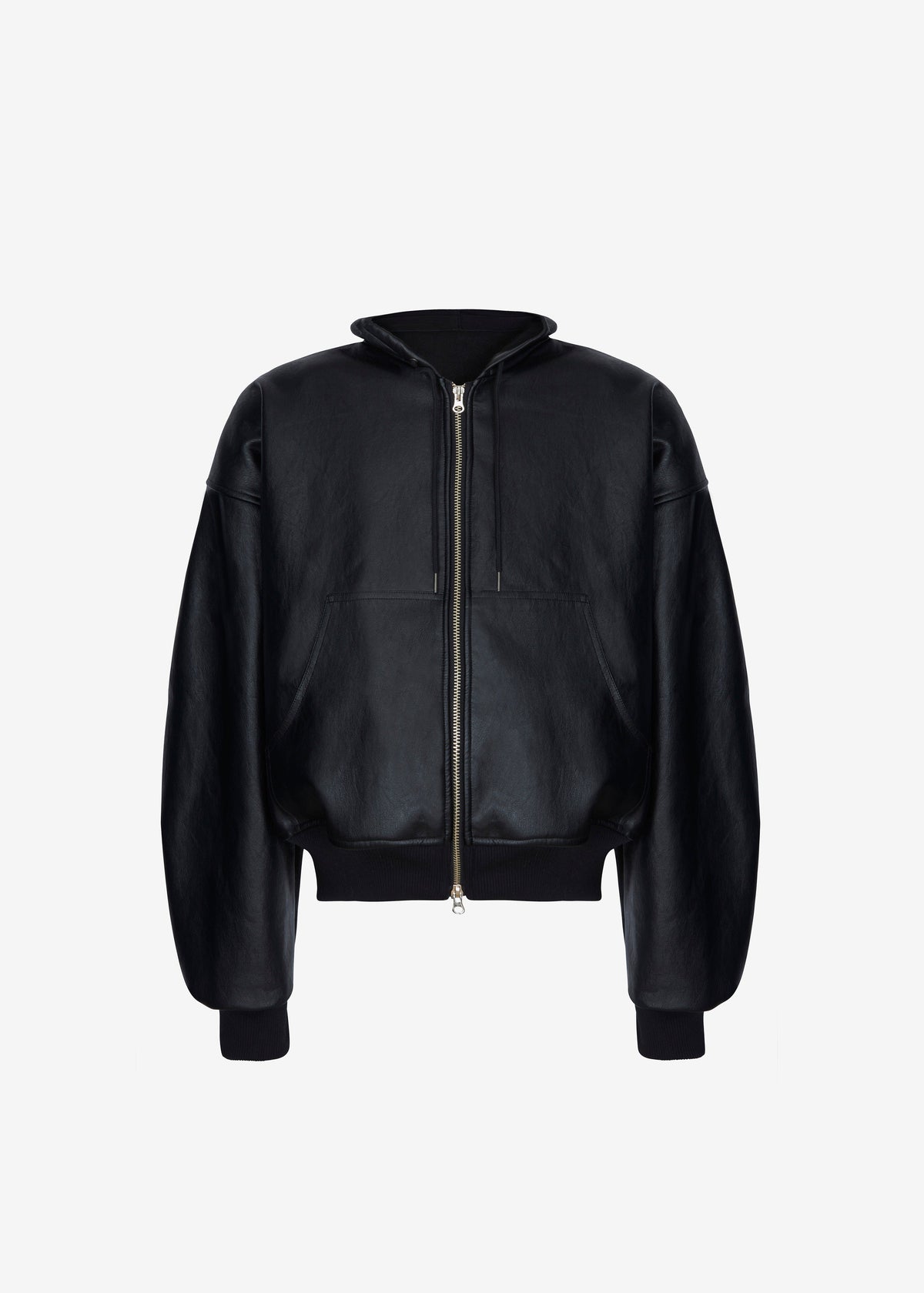 Santiago Faux Leather Jacket - Black – view 9 of 9