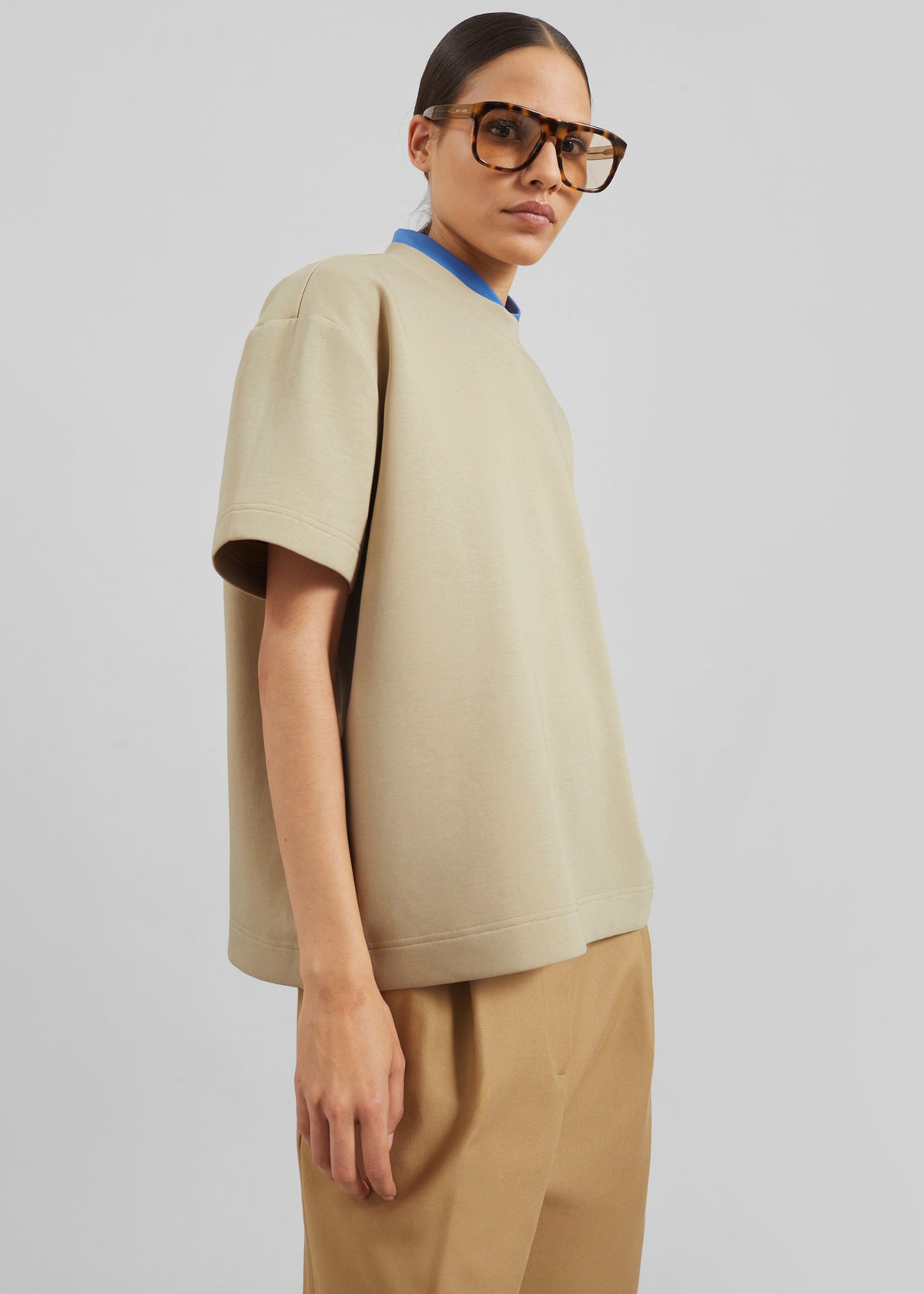 Scoob Boxy T-Shirt - Beige – view 5 of 7