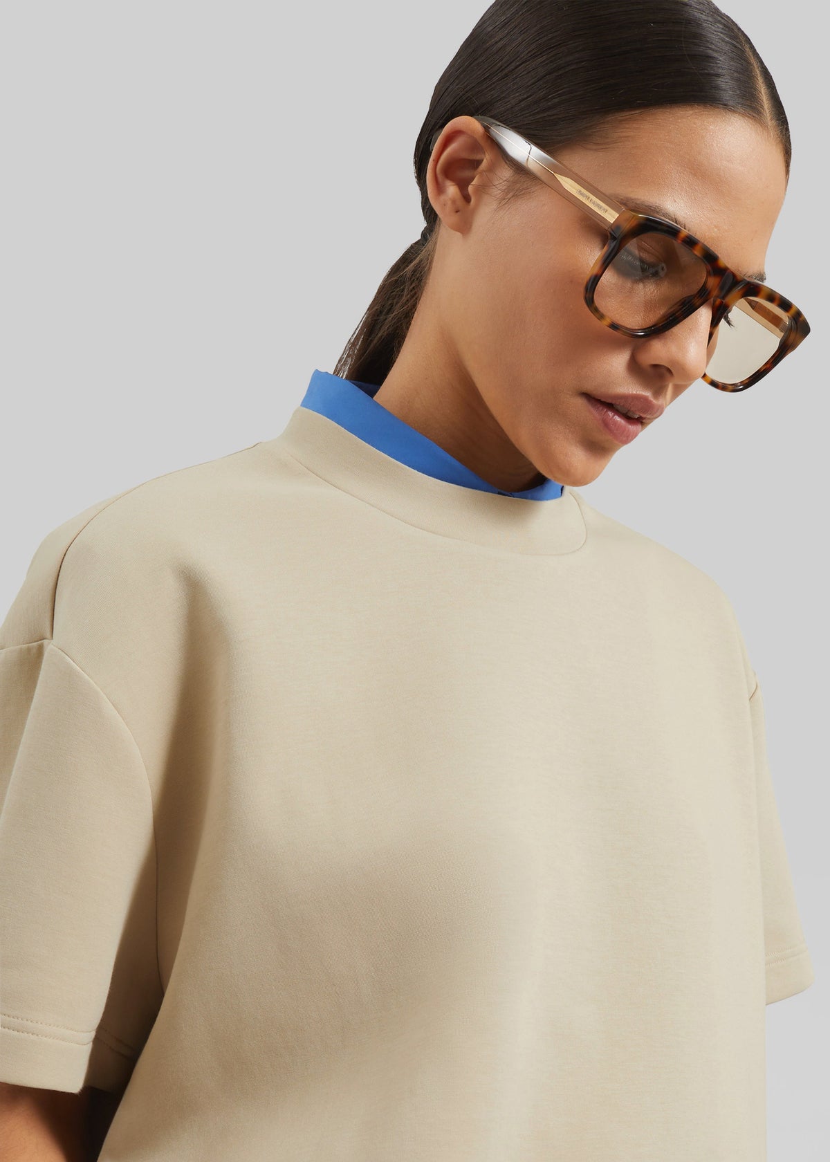Scoob Boxy T-Shirt - Beige – view 3 of 7