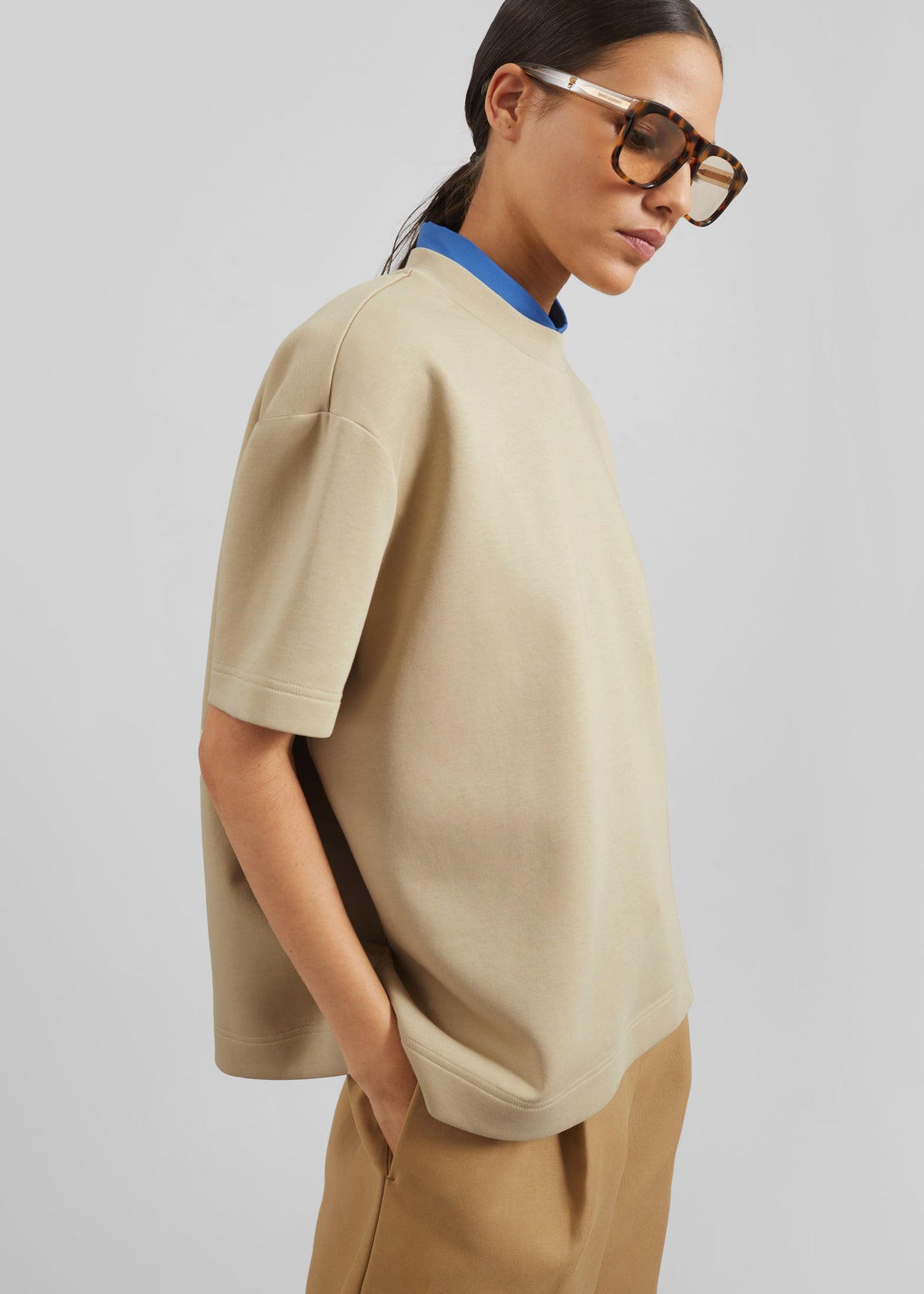 Scoob Boxy T-Shirt - Beige – view 2 of 7