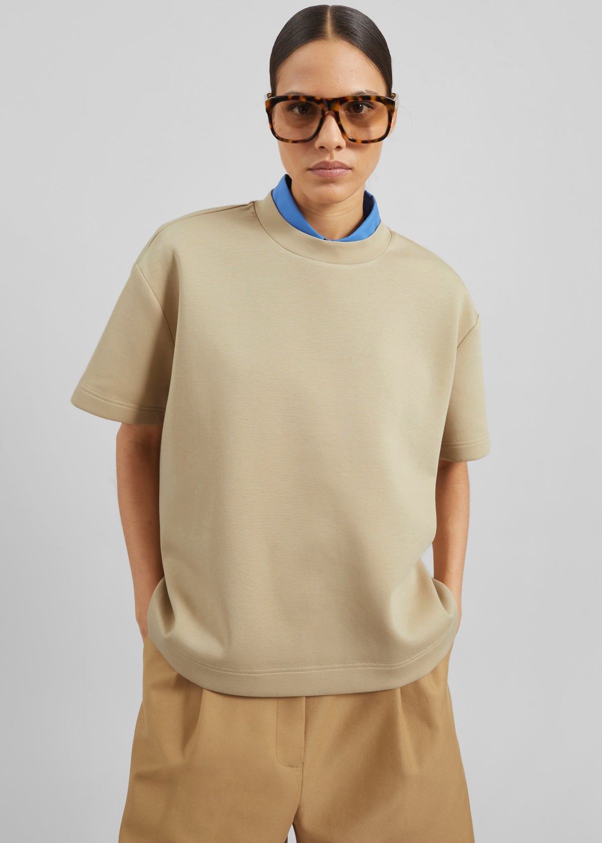 Scoob Boxy T-Shirt - Beige – view 4 of 7
